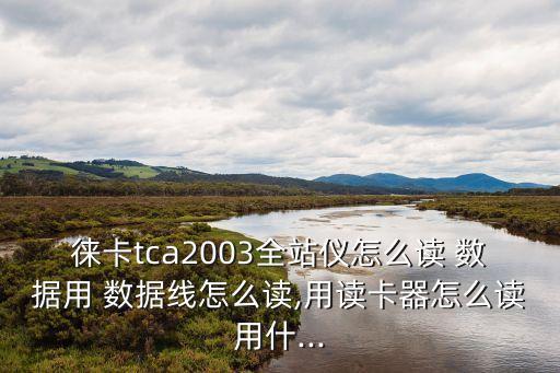 徠卡tca2003全站儀怎么讀 數(shù)據(jù)用 數(shù)據(jù)線怎么讀,用讀卡器怎么讀用什...