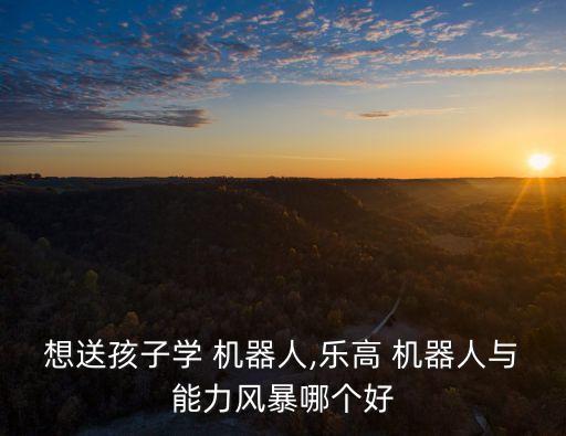 想送孩子學(xué) 機(jī)器人,樂高 機(jī)器人與能力風(fēng)暴哪個好