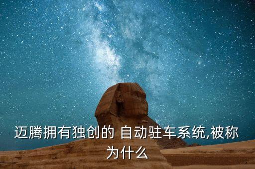 邁騰擁有獨(dú)創(chuàng)的 自動(dòng)駐車系統(tǒng),被稱為什么