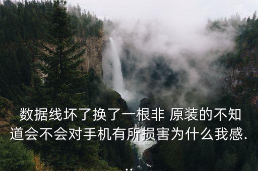  數(shù)據(jù)線壞了換了一根非 原裝的不知道會不會對手機(jī)有所損害為什么我感...