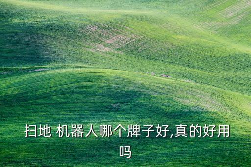  掃地 機(jī)器人哪個(gè)牌子好,真的好用嗎