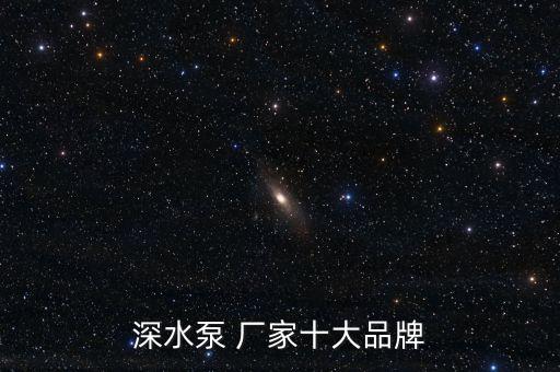 深水泵 廠家十大品牌