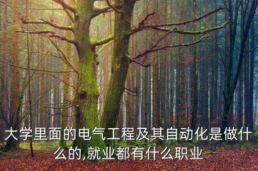 學(xué)了電氣自動(dòng)化都能干啥,電氣自動(dòng)化技術(shù)專業(yè)有什么前景?