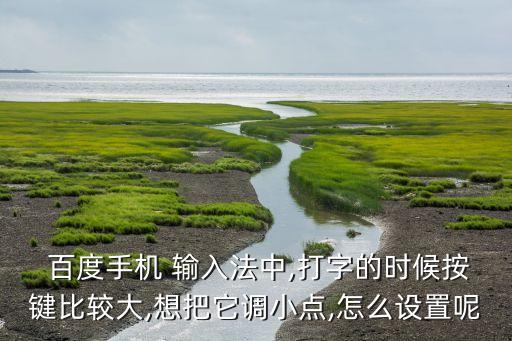  百度手機(jī) 輸入法中,打字的時候按鍵比較大,想把它調(diào)小點(diǎn),怎么設(shè)置呢