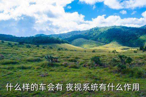 什么樣的車會有 夜視系統(tǒng)有什么作用