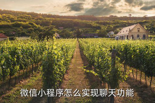 微信小程序怎么實現(xiàn)聊天功能