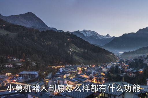 小勇機(jī)器人到底怎么樣都有什么功能