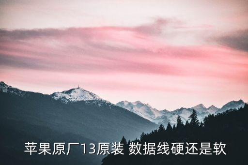 蘋果原廠13原裝 數(shù)據(jù)線硬還是軟