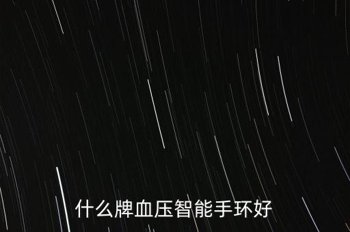 什么牌血壓智能手環(huán)好