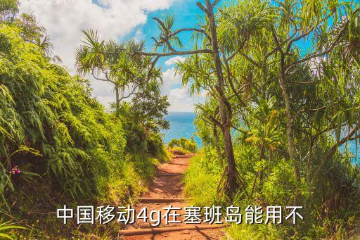 中國移動4g在塞班島能用不