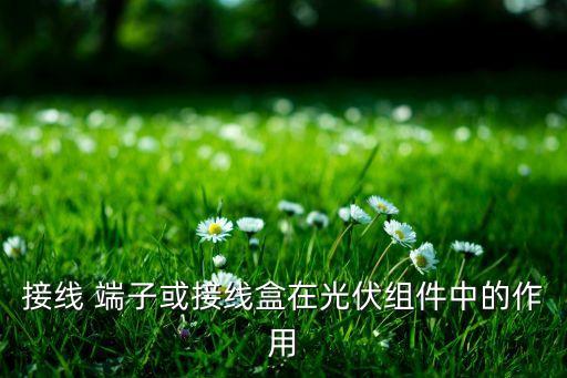 自動(dòng)化設(shè)備端子盒是干嘛的