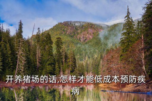 開養(yǎng)豬場(chǎng)的話,怎樣才能低成本預(yù)防疾病