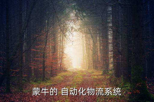 蒙牛的 自動(dòng)化物流系統(tǒng)