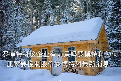 羅博特科這企業(yè)有前景嗎羅博特科為何莊家要控制股價(jià)羅博特科最新消息...