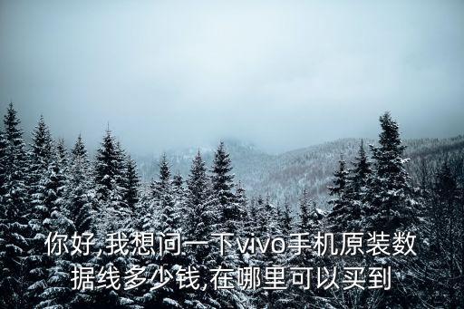 你好,我想問一下vivo手機(jī)原裝數(shù)據(jù)線多少錢,在哪里可以買到