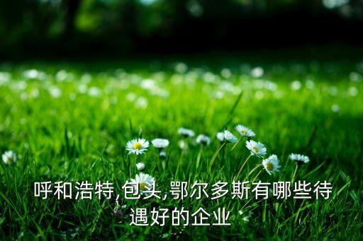  呼和浩特,包頭,鄂爾多斯有哪些待遇好的企業(yè)