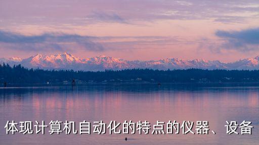 體現(xiàn)計算機自動化的特點的儀器、設(shè)備