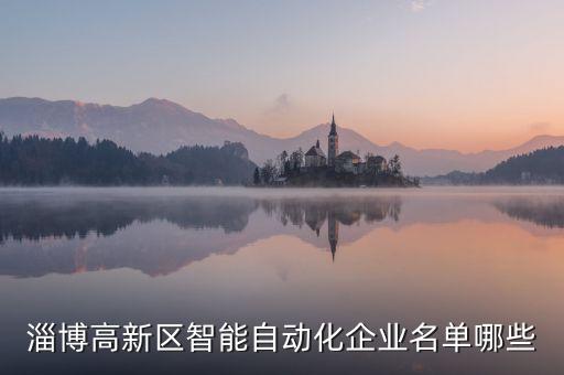 淄博高新區(qū)智能自動化企業(yè)名單哪些