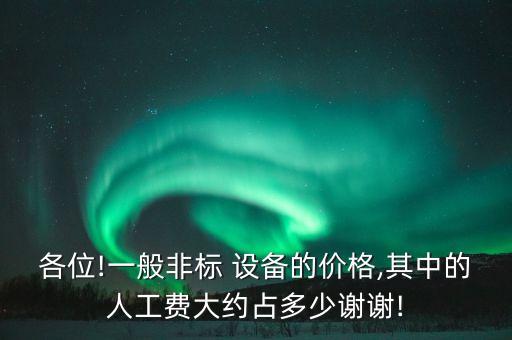 各位!一般非標 設(shè)備的價格,其中的人工費大約占多少謝謝!