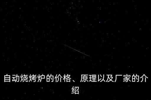 自動(dòng)燒烤爐的價(jià)格、原理以及廠家的介紹
