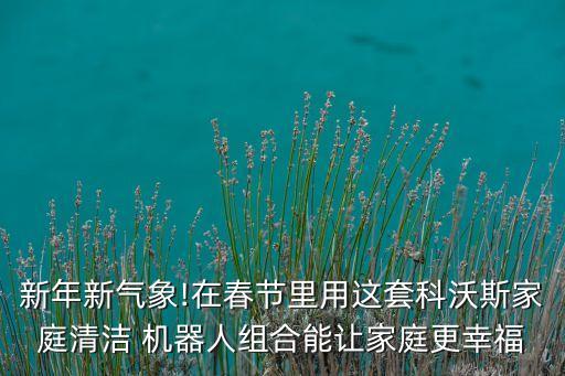 新年新氣象!在春節(jié)里用這套科沃斯家庭清潔 機器人組合能讓家庭更幸福