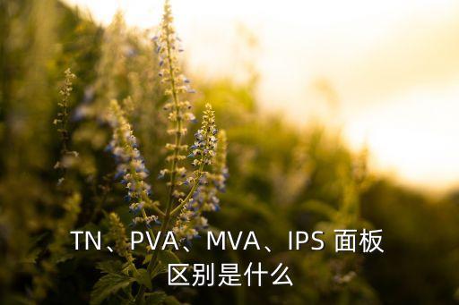 tn面板,va,ips,tn面板