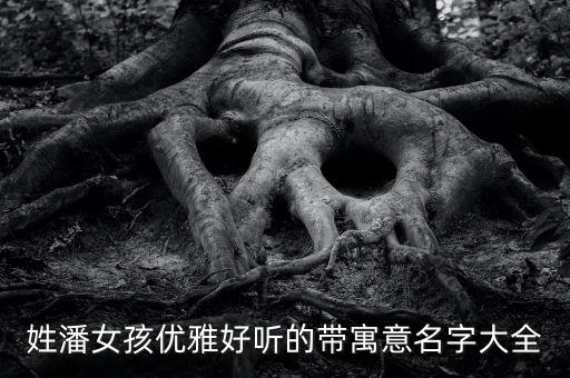 姓潘女孩優(yōu)雅好聽(tīng)的帶寓意名字大全