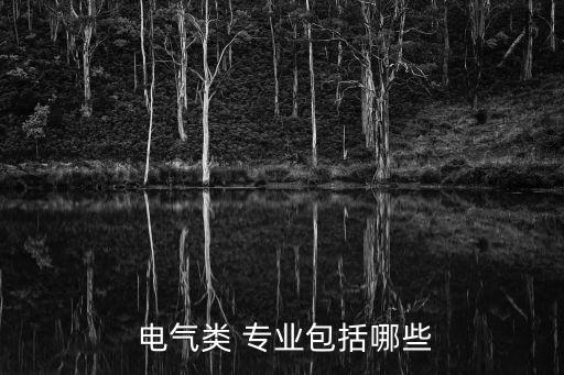  電氣類 專業(yè)包括哪些