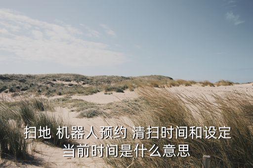  掃地 機(jī)器人預(yù)約 清掃時(shí)間和設(shè)定當(dāng)前時(shí)間是什么意思