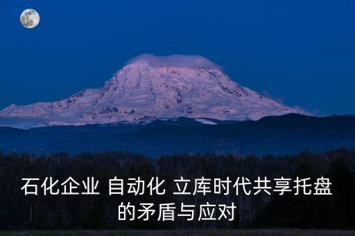 石化企業(yè) 自動化 立庫時代共享托盤的矛盾與應(yīng)對
