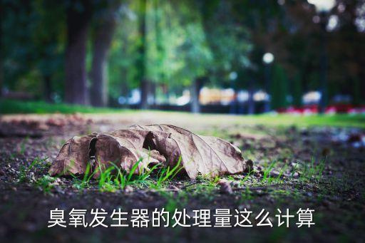 臭氧數(shù)據(jù),臭氧消毒用量數(shù)據(jù)怎么計(jì)算?