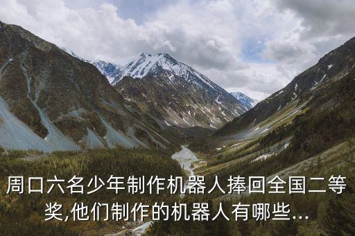 周口六名少年制作機器人捧回全國二等獎,他們制作的機器人有哪些...
