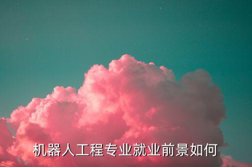 機(jī)器人工程專業(yè)就業(yè)前景如何