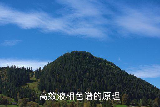 高效液相色譜的原理