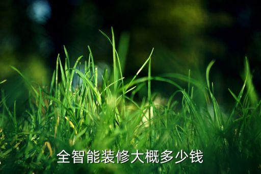 全智能裝修大概多少錢