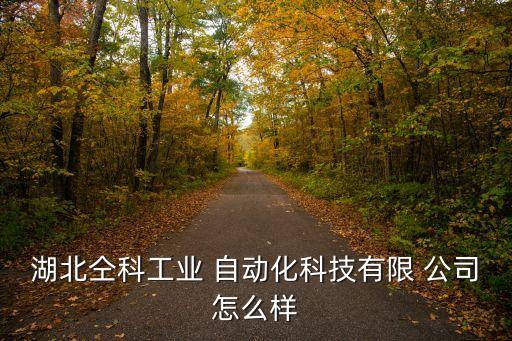 湖北仝科工業(yè) 自動(dòng)化科技有限 公司怎么樣