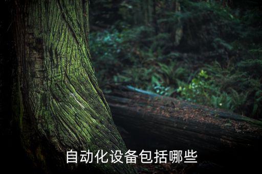 自動化設(shè)備包括哪些