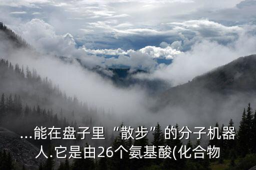 ...能在盤子里“散步”的分子機(jī)器人.它是由26個(gè)氨基酸(化合物