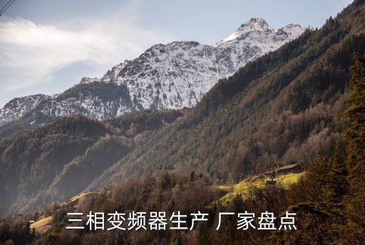 三相變頻器生產(chǎn) 廠家盤(pán)點(diǎn)