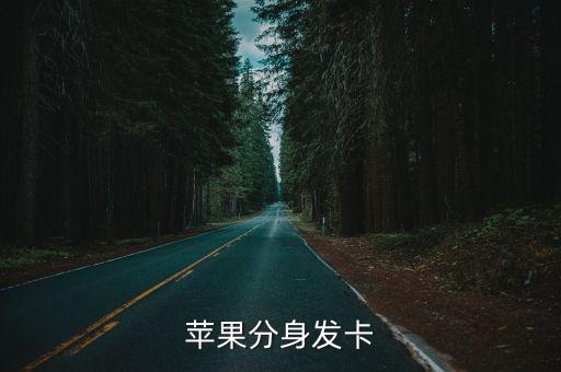 蘋果分身發(fā)卡