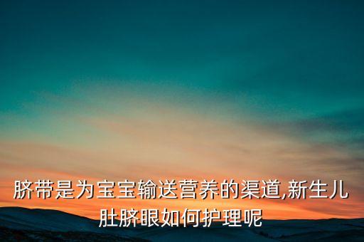 臍帶是為寶寶輸送營(yíng)養(yǎng)的渠道,新生兒肚臍眼如何護(hù)理呢