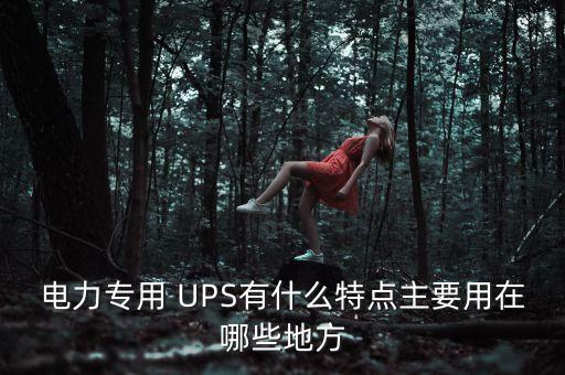 電力專用 UPS有什么特點主要用在哪些地方