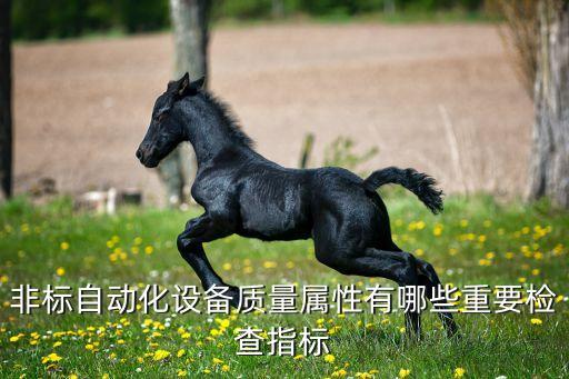 非標(biāo)自動化設(shè)備質(zhì)量屬性有哪些重要檢查指標(biāo)