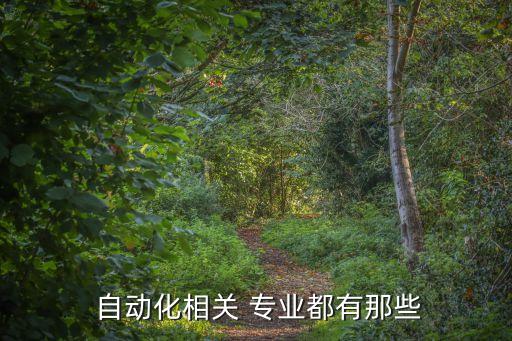 三大自動化專業(yè)是什么類,山東省考自動化專業(yè)是什么類