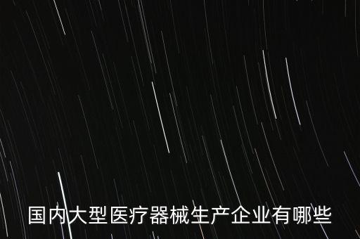 國內(nèi)大型醫(yī)療器械生產(chǎn)企業(yè)有哪些