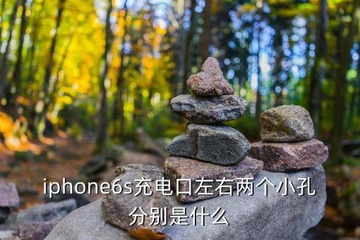 iphone6s充電口左右兩個小孔分別是什么