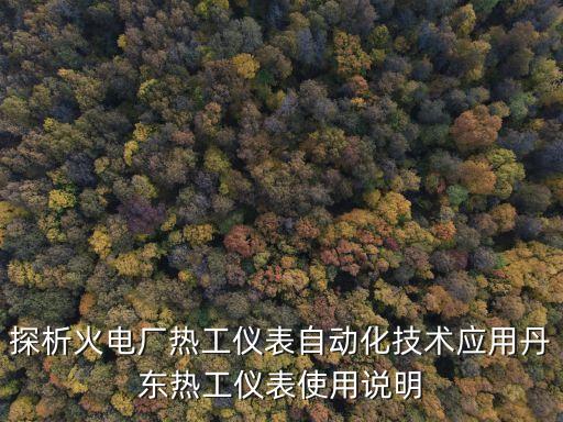 熱工自動(dòng)化專業(yè)題,熱工自動(dòng)化技術(shù)專業(yè)從事什么工作?