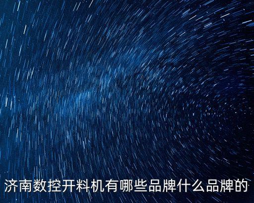 濟(jì)南數(shù)控開(kāi)料機(jī)有哪些品牌什么品牌的