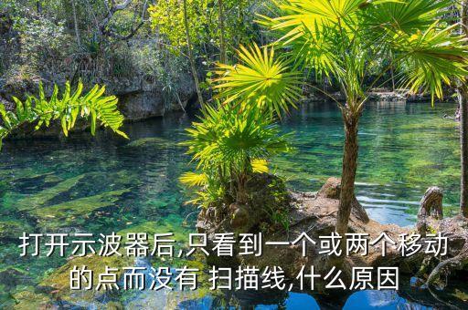 打開示波器后,只看到一個或兩個移動的點而沒有 掃描線,什么原因