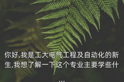 自動化專業(yè)大學實驗項目,南大自動化專業(yè)是什么?